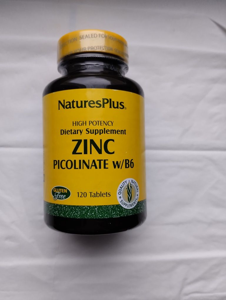 Zinc (цинк піколінат) з вітаміном В6 (Nature's Plus)