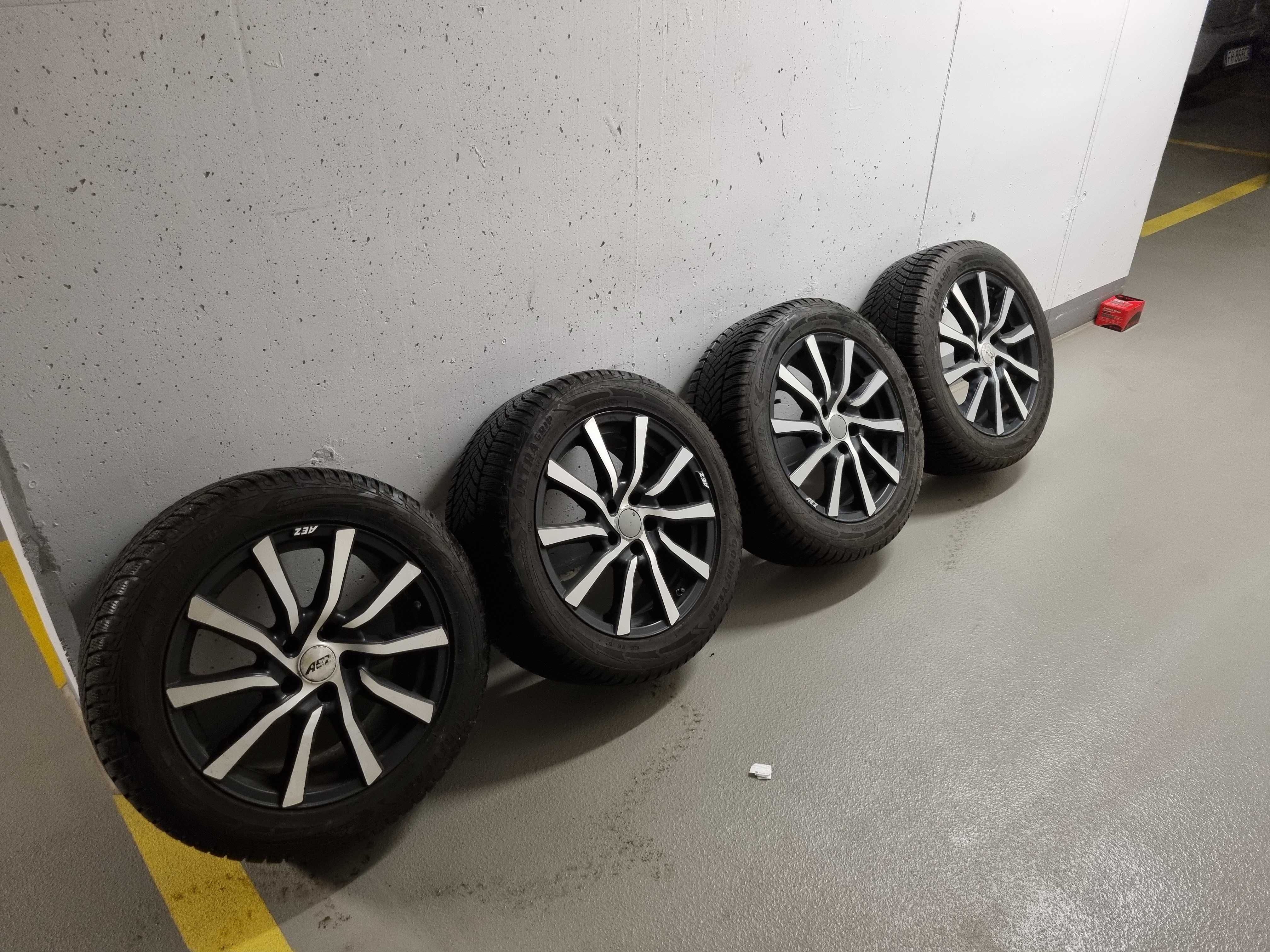 Koła zimowe 5x112 AEZ 235/50/17 rok 2018 7 mm Passat B8 Audi BMW ET40