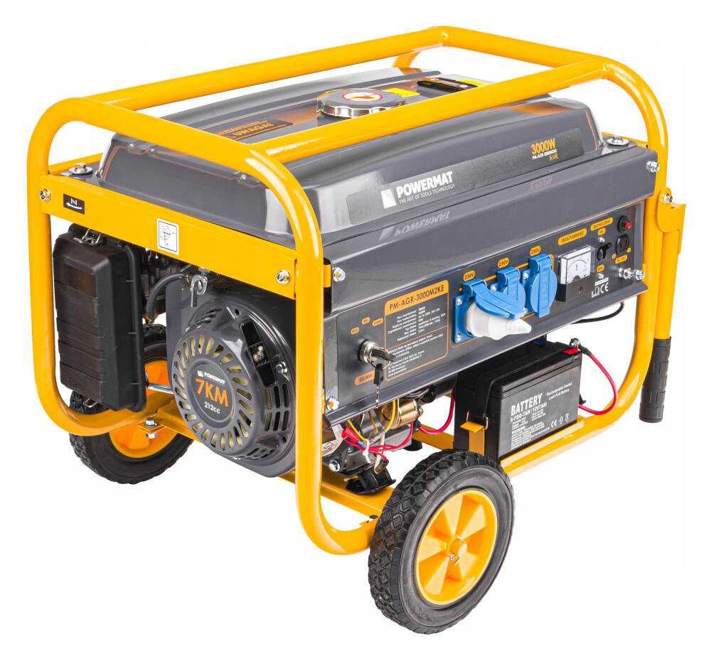 POWERMAT Agregat Prądotwórczy Generator 3000w 230v Rozruch