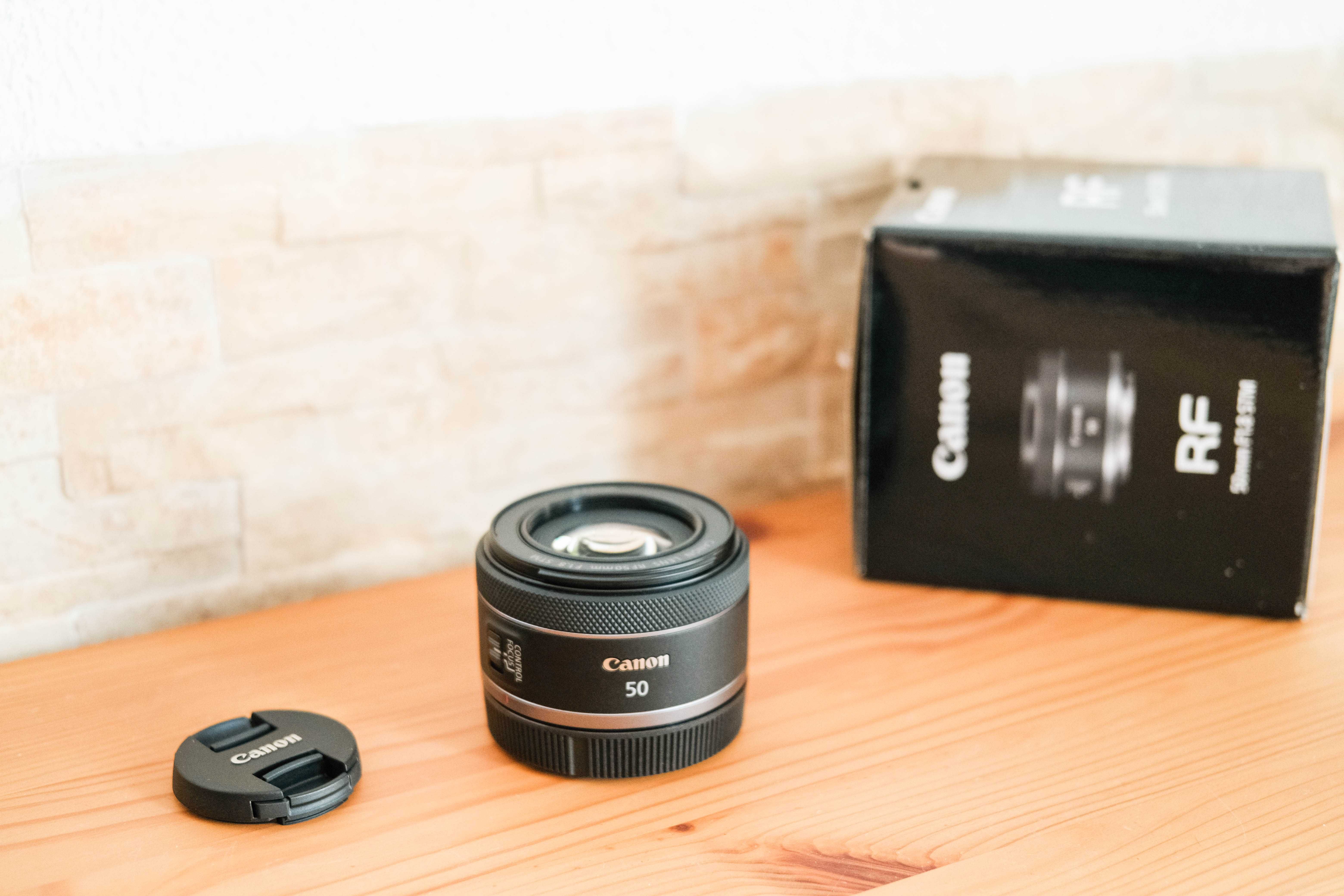Canon RF 50mm f/1.8 STM Nova c/ Garantia