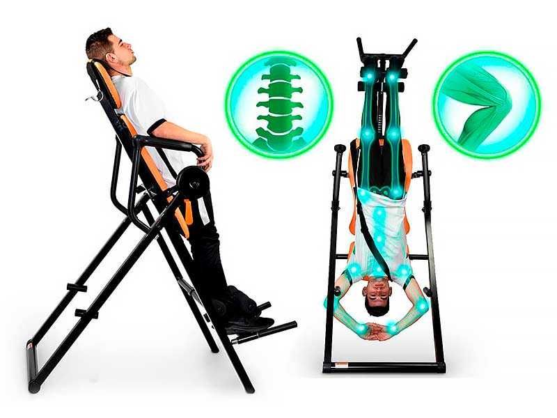 Mesa de inversão em gravidade, SPORTNOW Banco de Musculação e muito +