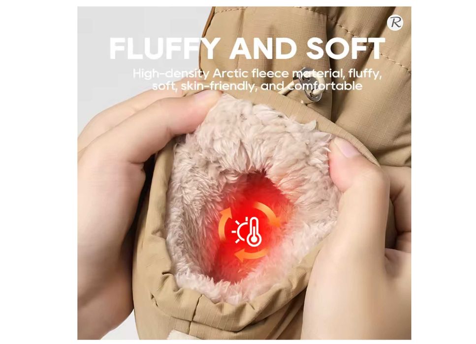 теплые меховые тапочки для туристов