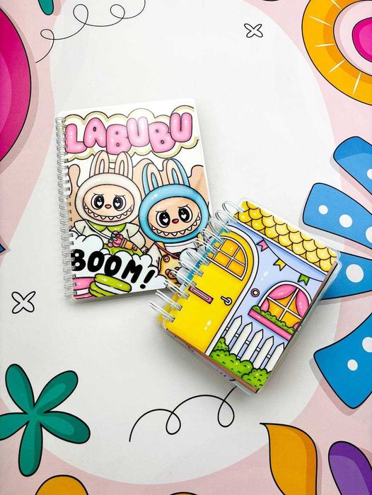 Книжка на липучках будинок Лабубу, персонажи та аксесуари LABUBU
