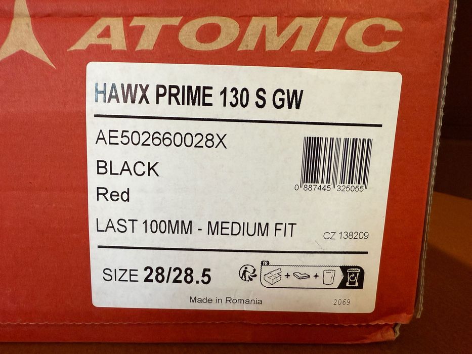 Buty narciarskie Atomic Hawx Prime 130S, rozm. 28-28,5