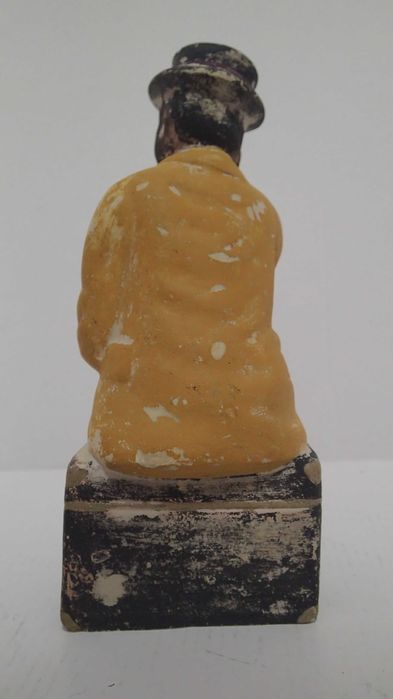 Estatueta antiga arte popular em terracota