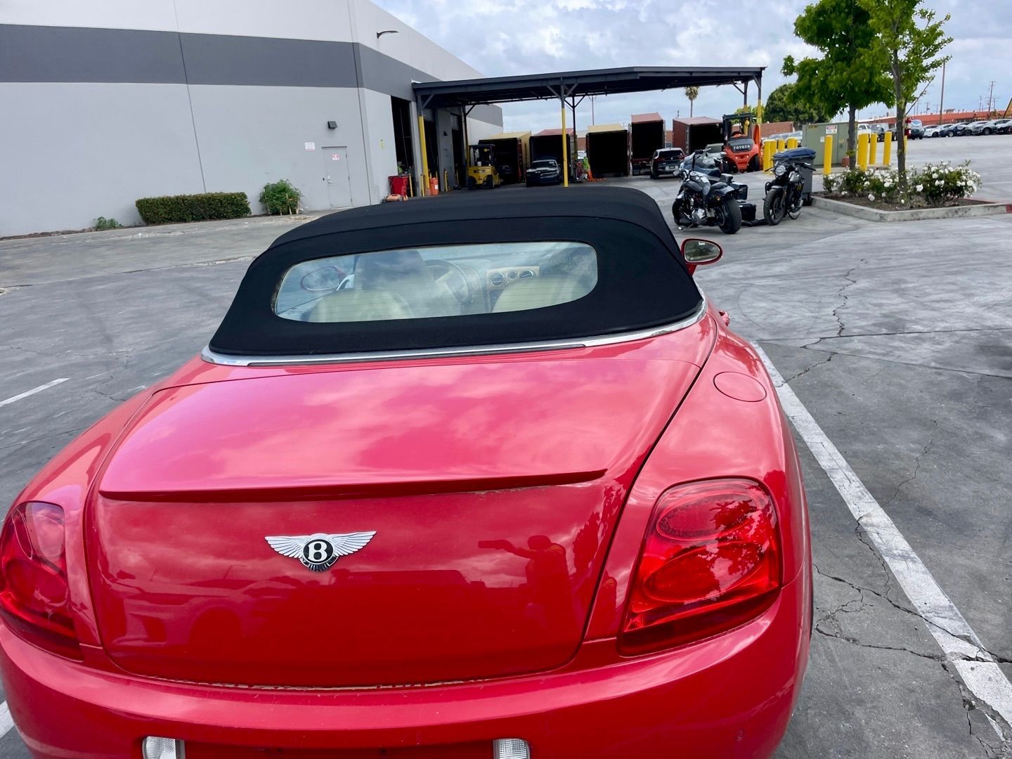 Bentley Continental GT Continental gt Cabrio 560 Koni w12 dragon red