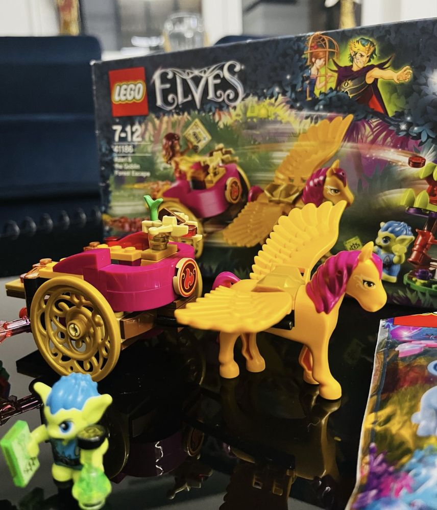 Lego Elves 41186 - Rydwan Azari i leśna ucieczka goblinów PLUS Gratis
