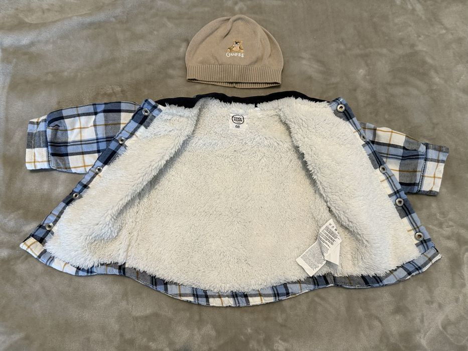 Kurteczka rozm.68 plus czapka Guess
