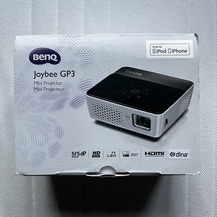 Nowy Projektor / Rzutnik BenQ Jobee GP3 Mini Biało Czarny