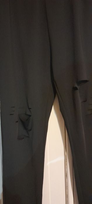 Leggings goticas rasgadas