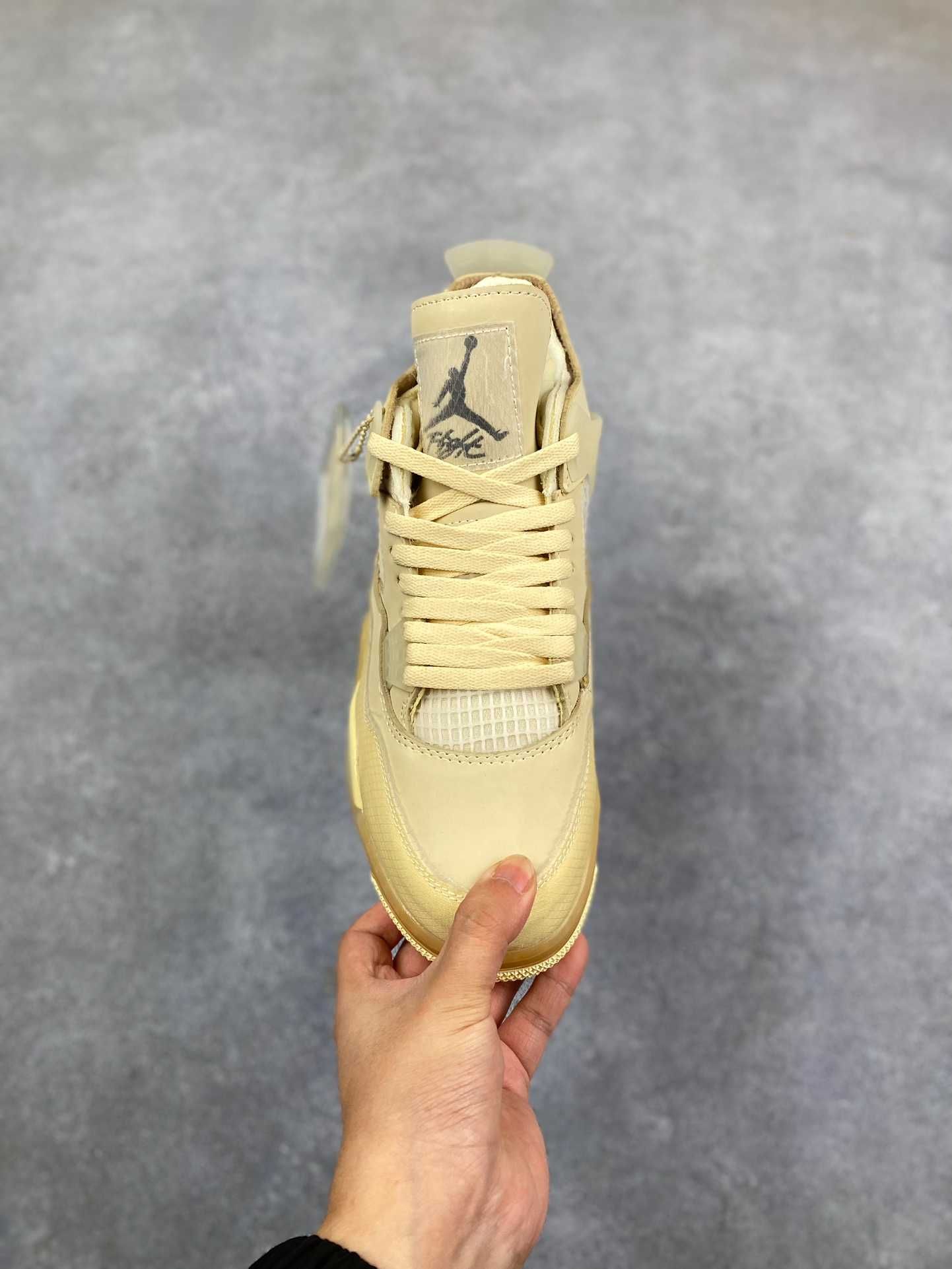 Off-White™ x Air Jordan 4 Retro "Cream/Sail OW"