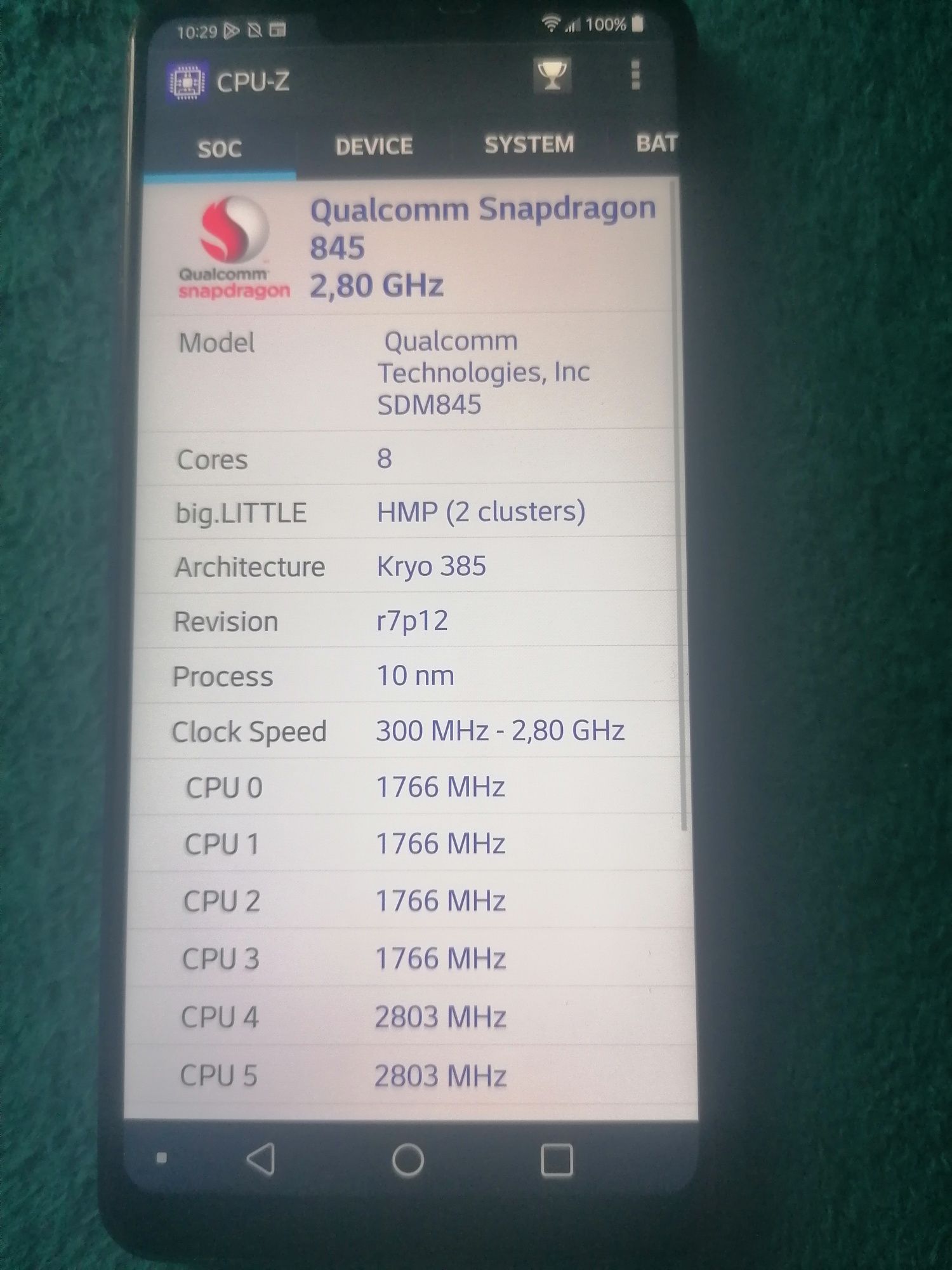 Смартфон LG G7 Thinq 4/64Gb
