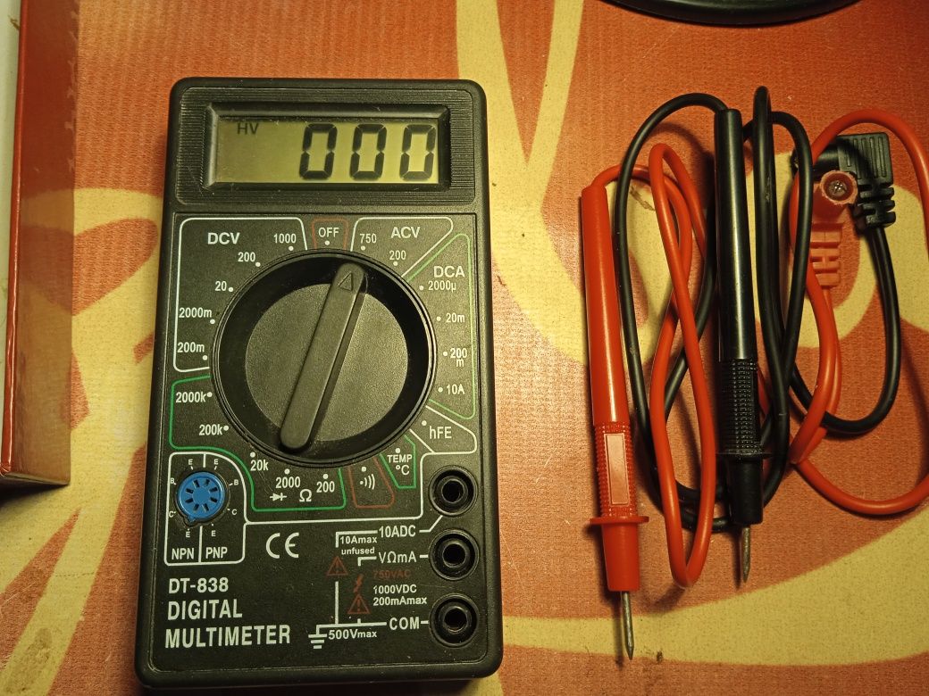 Мультиметр прибор dt-838
