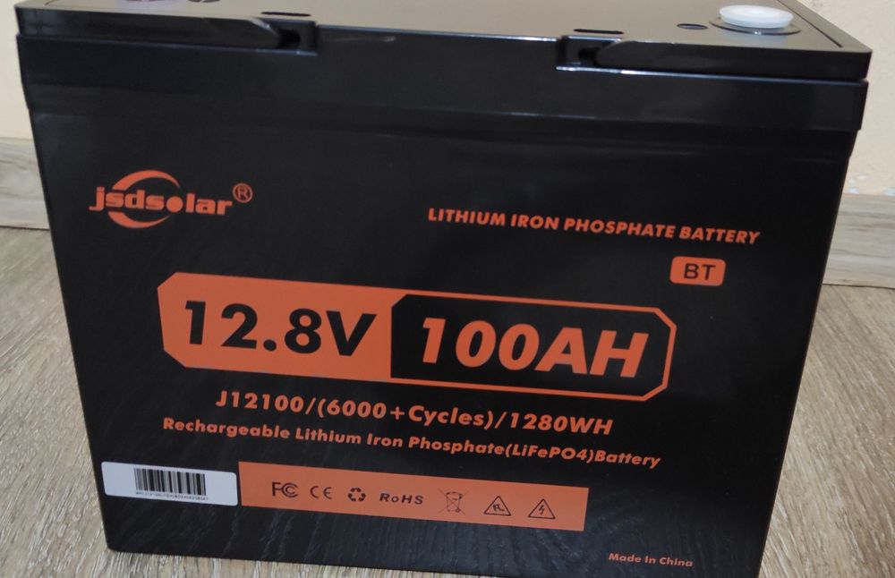 В наявності! Акумулятор JSDSOLAR 12V 100Аг 100Ah