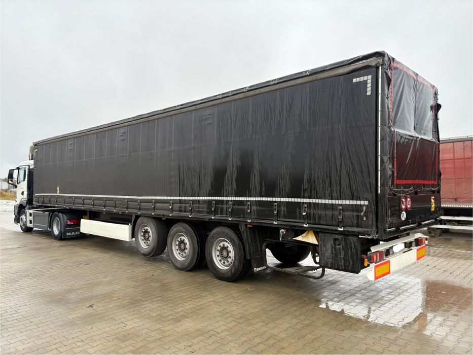 Krone FIRANKA / NISKA / PODNOSZONA OŚ / osie SAF / NAUKA JAZDY / do NAUKI JAZDY / AUTO-SZKOŁA