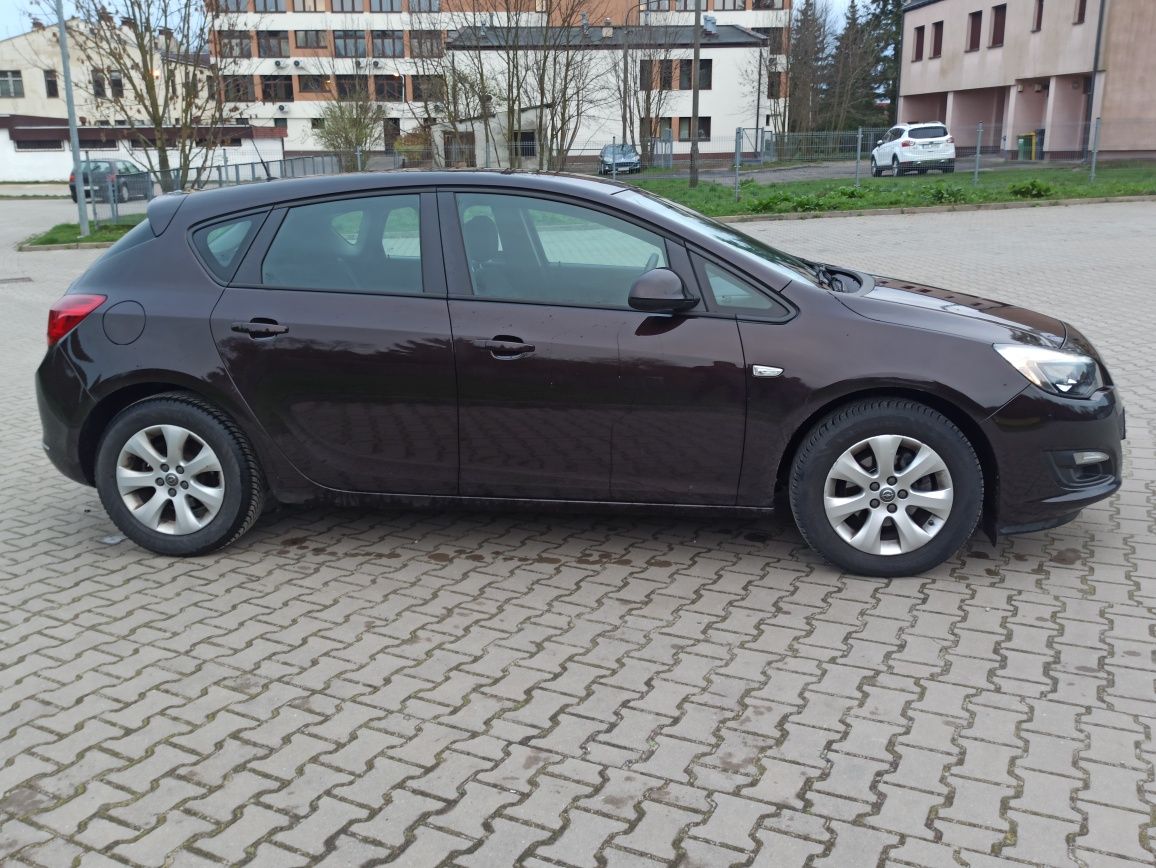 Opel Astra J 1.4T_Brązowa_Polski salon_Oryginalny przebieg_Super stan
