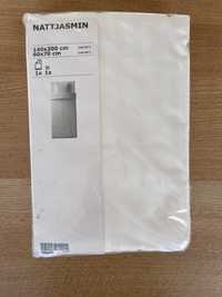 Ikea NATTJASMIN złamana biel pościel 140x200/60x70 cm