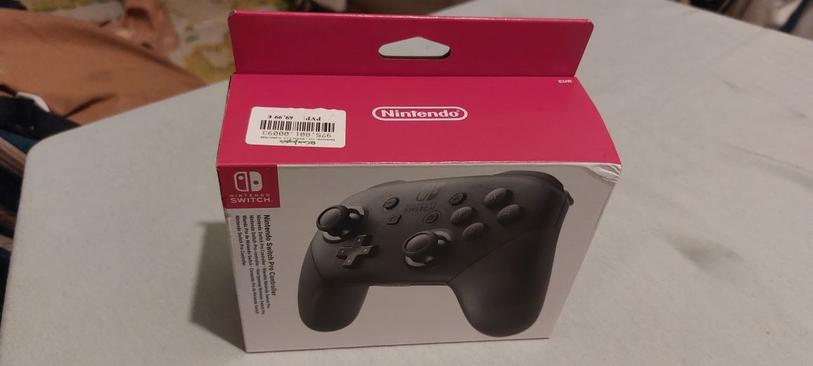 Nintendo pro controller novo