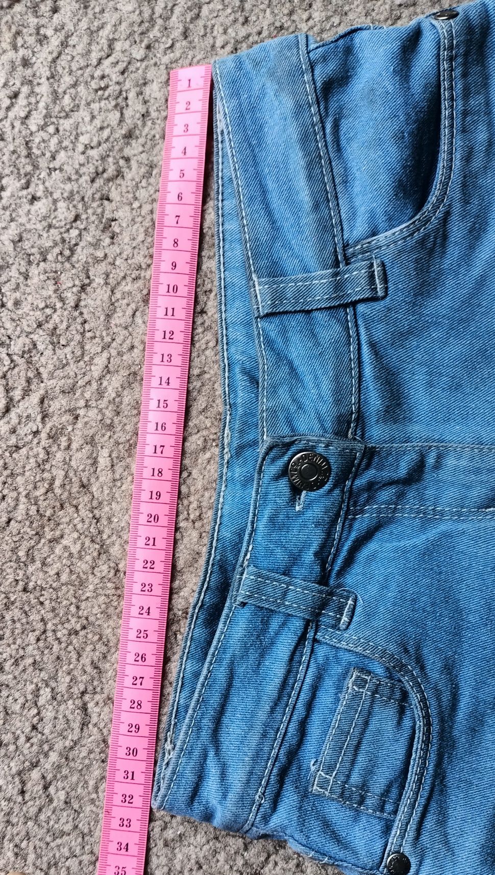 Niebieskie jeansowe spodenki Denim Co rozm 140