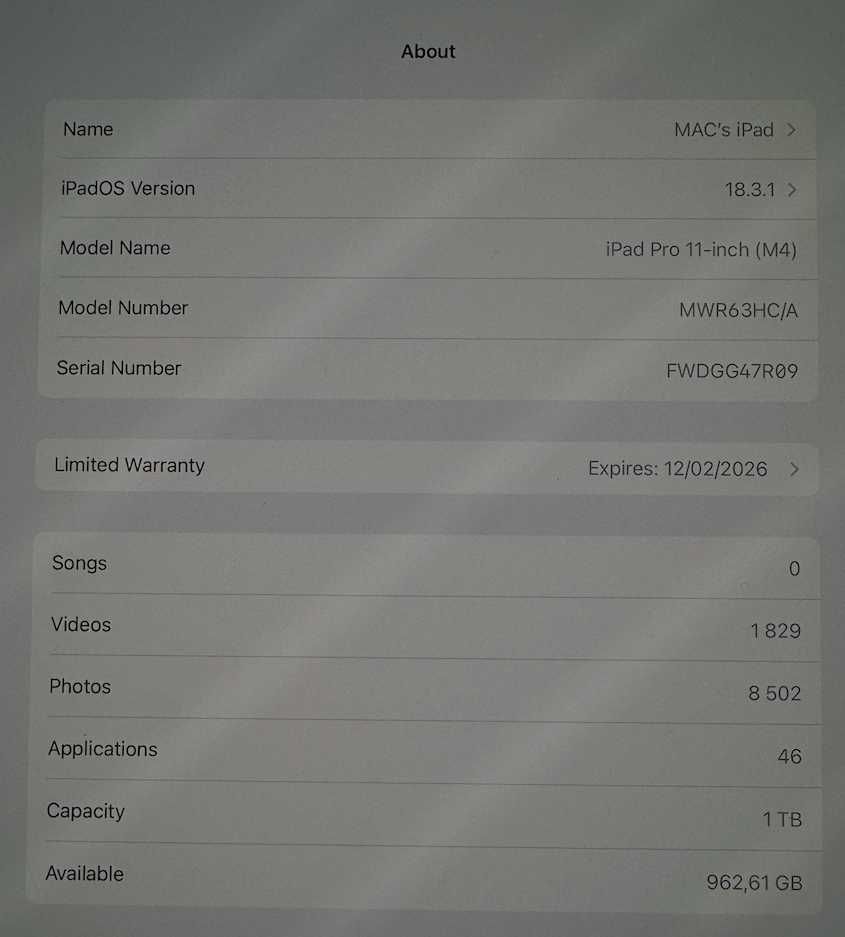 iPad Pro M4 13” 1TB + 16GB RAM + Apple Pencil Pro + Magic Keyboard