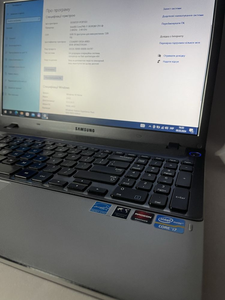 Ноутбук Samsung np350v5c (i7-3630QM)