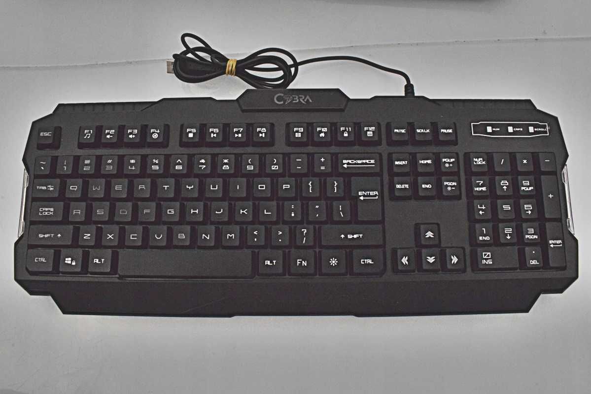 Klawiatura membranowa COBRA K550 PREDATOR / Podświetlanie RGB