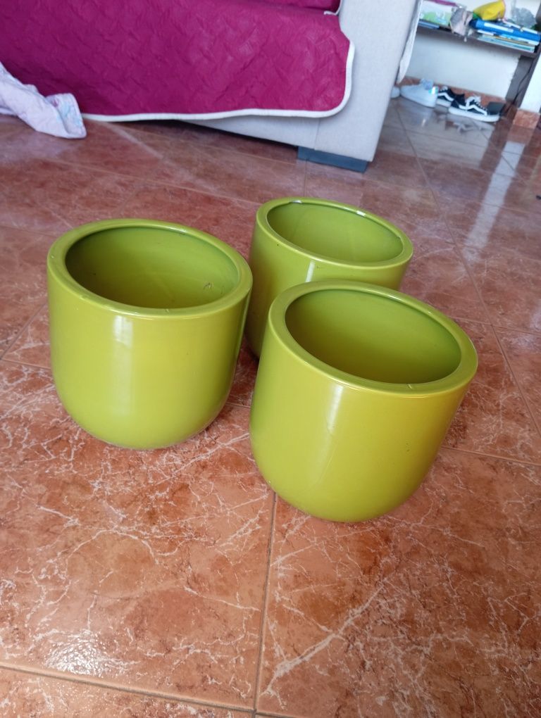 Conjunto de Vasos para ornamentação