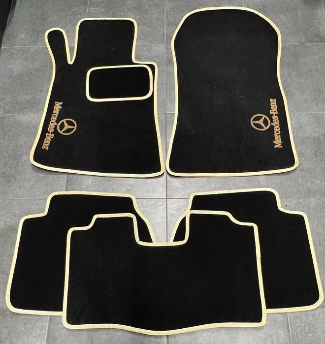 Ворсові коврики в салон для Mercedes ML 163/ML 164/W222/W211/W210