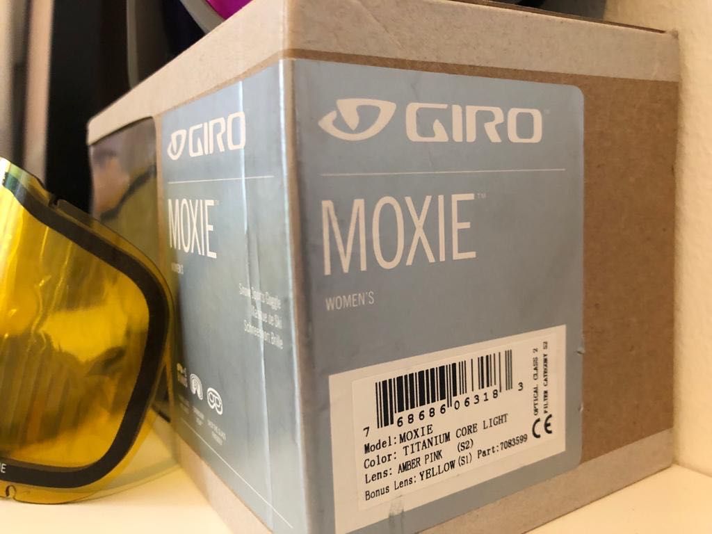 Gogle GIRO moxie 2 szybki, pokrowiec NOWE