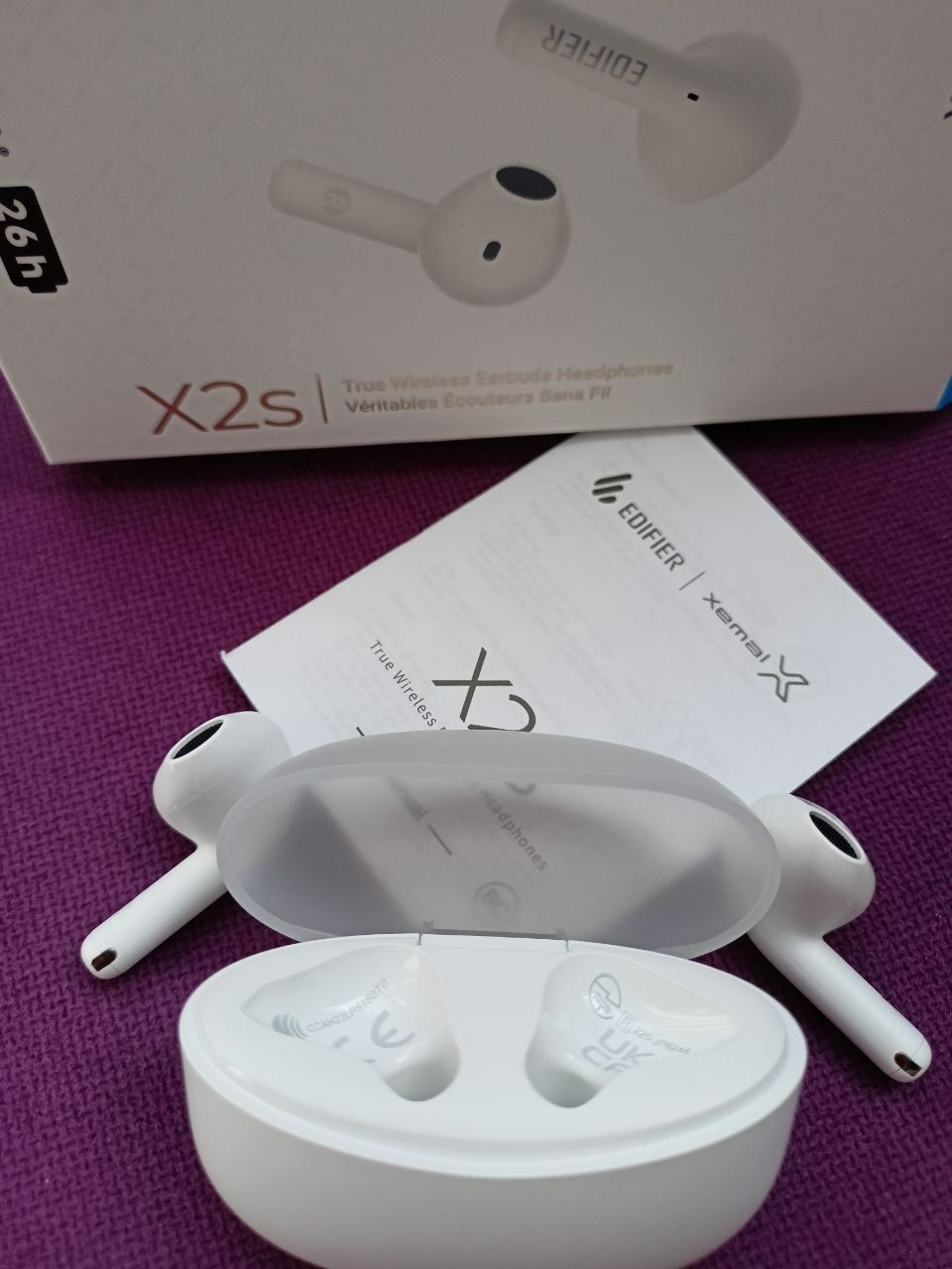 Бездротові блютуз навушники TWS Edifier x2s