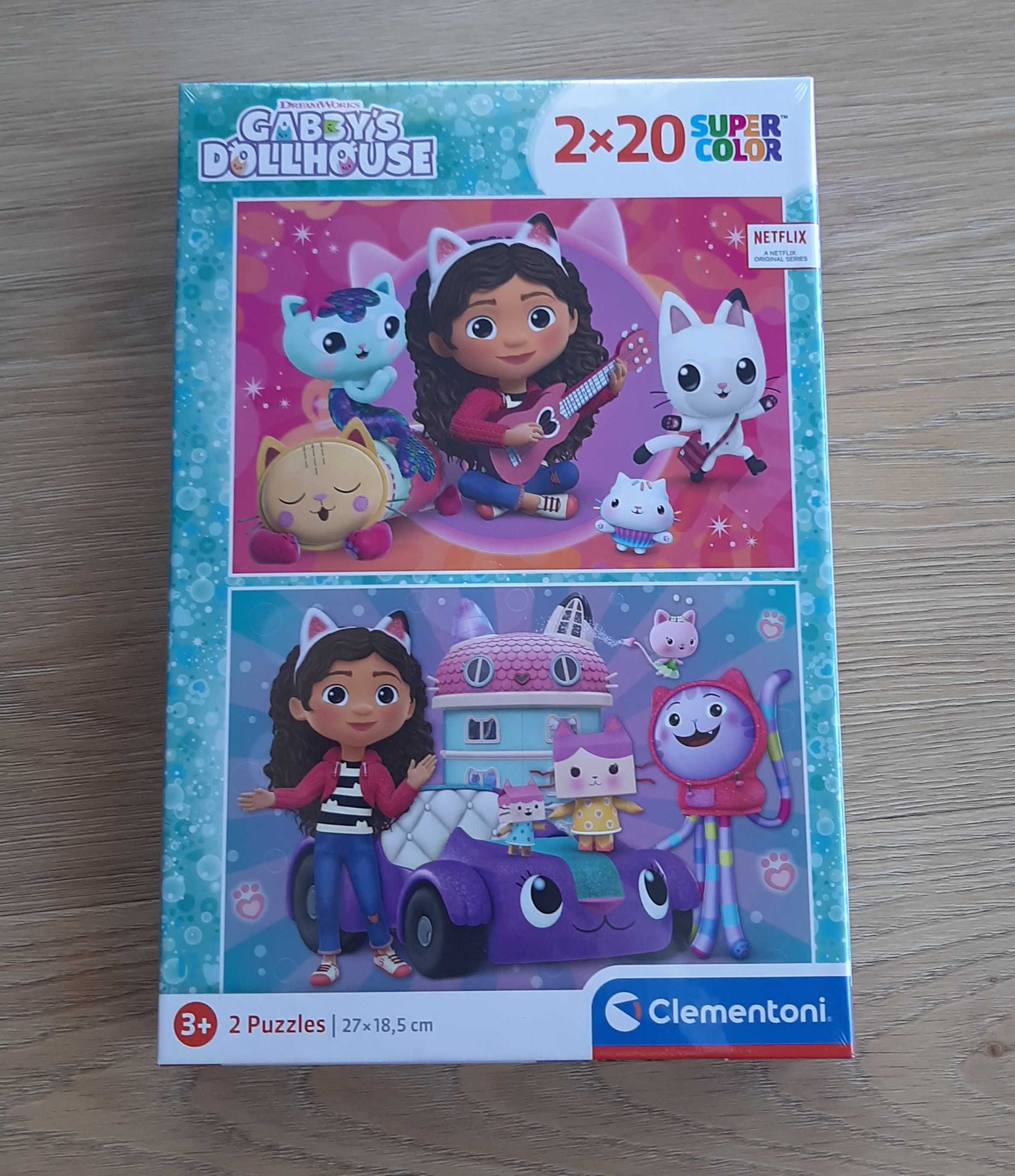 NOVO Puzzle Gabby's Dollhouse 2x20 Peças