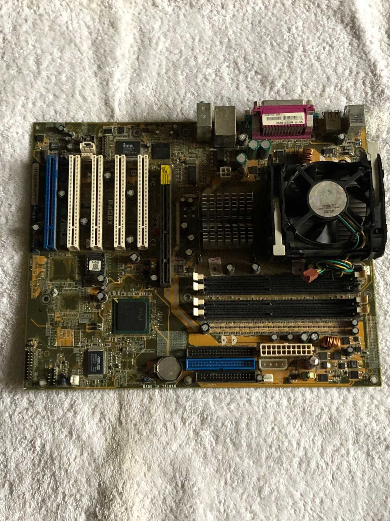 Материнская плата ASUS P4G8X + intel pentium 4