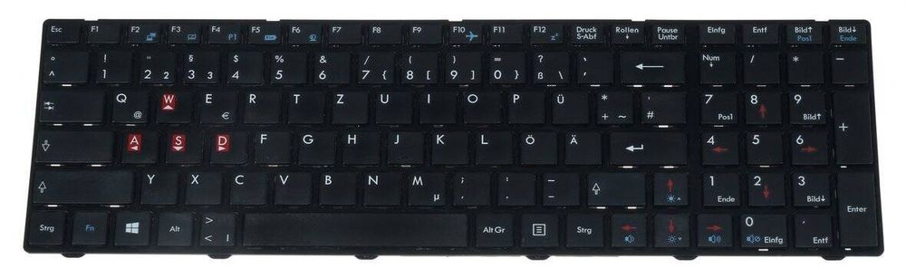 Klawiatura Laptopowa Msi V111922Dk3 Gr (Qwertz De) (U)