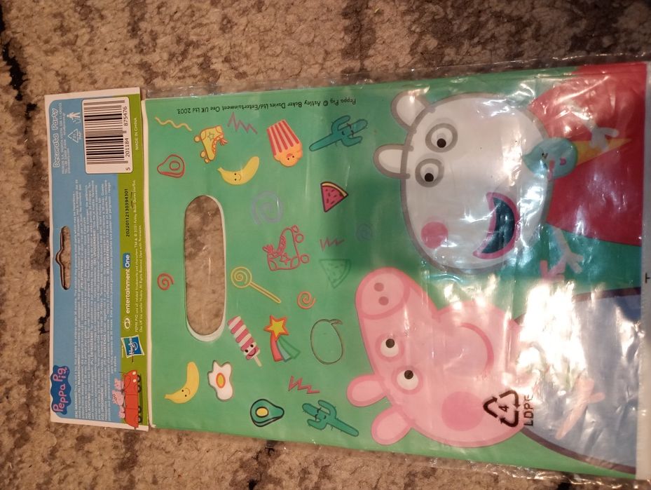 Torebki woreczki na prezenty cukierki świnka peppa