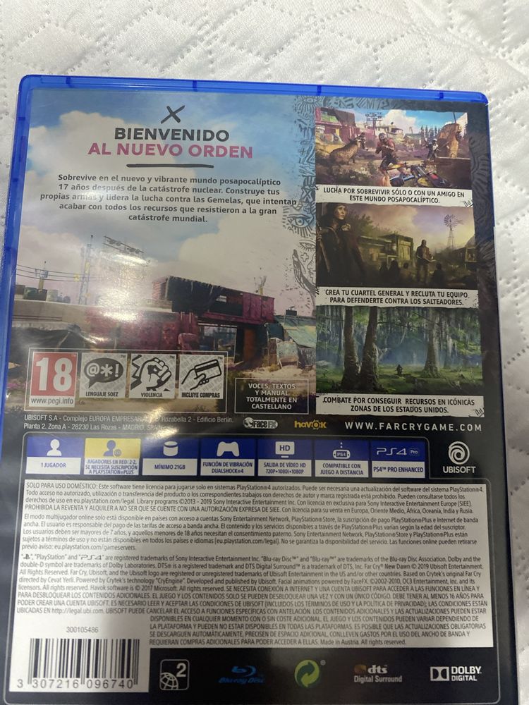 Jogo Farcry New Dawn PS4