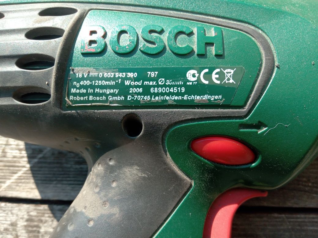 Wkrętarka  Bosch PSR 18 ve2