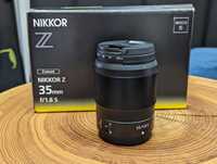 Nikon Nikkor Z 35 mm f/1.8 S - stan idealny, gwarancja