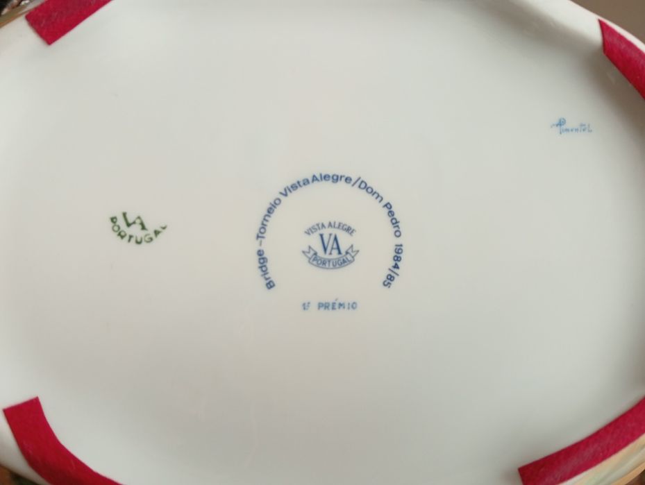 Terrina torneio Bridge Vista Alegre/Dom Pedro 1984/85