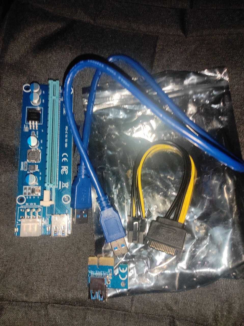 Райзер USB 3.0 PCI-E 1X - 16X Riser USB 3.0