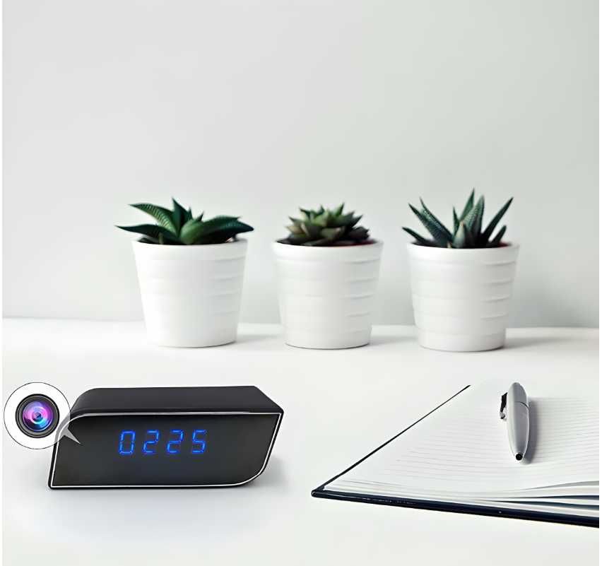 Nowy ZEGAR BUDZIK Ukryta Mini Kamera Szpiegowska Wi-Fi | *PROMOCJA*