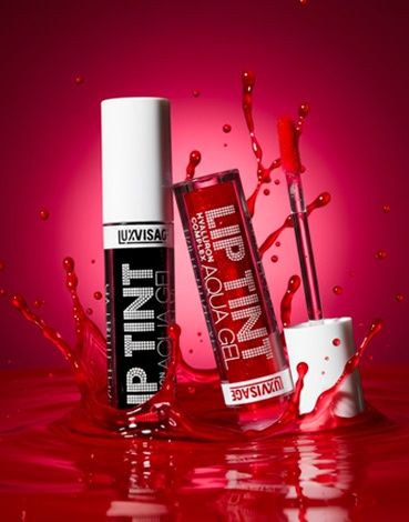 Тінт для губ luxvisage  lip tint aqua gel. З 01 - 08 тон