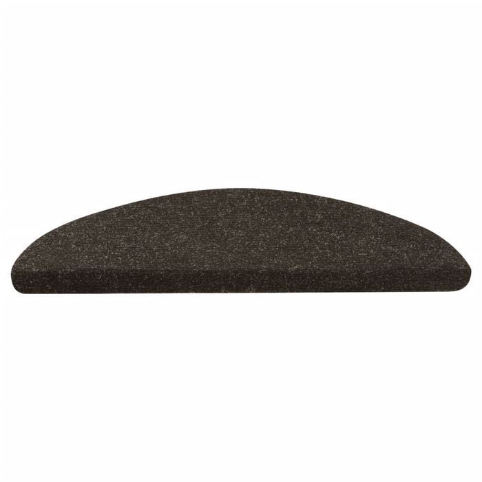 vidaXL Samoprzylepne nakładki na schody, 10 szt., antracyt, 56x17x3 cm