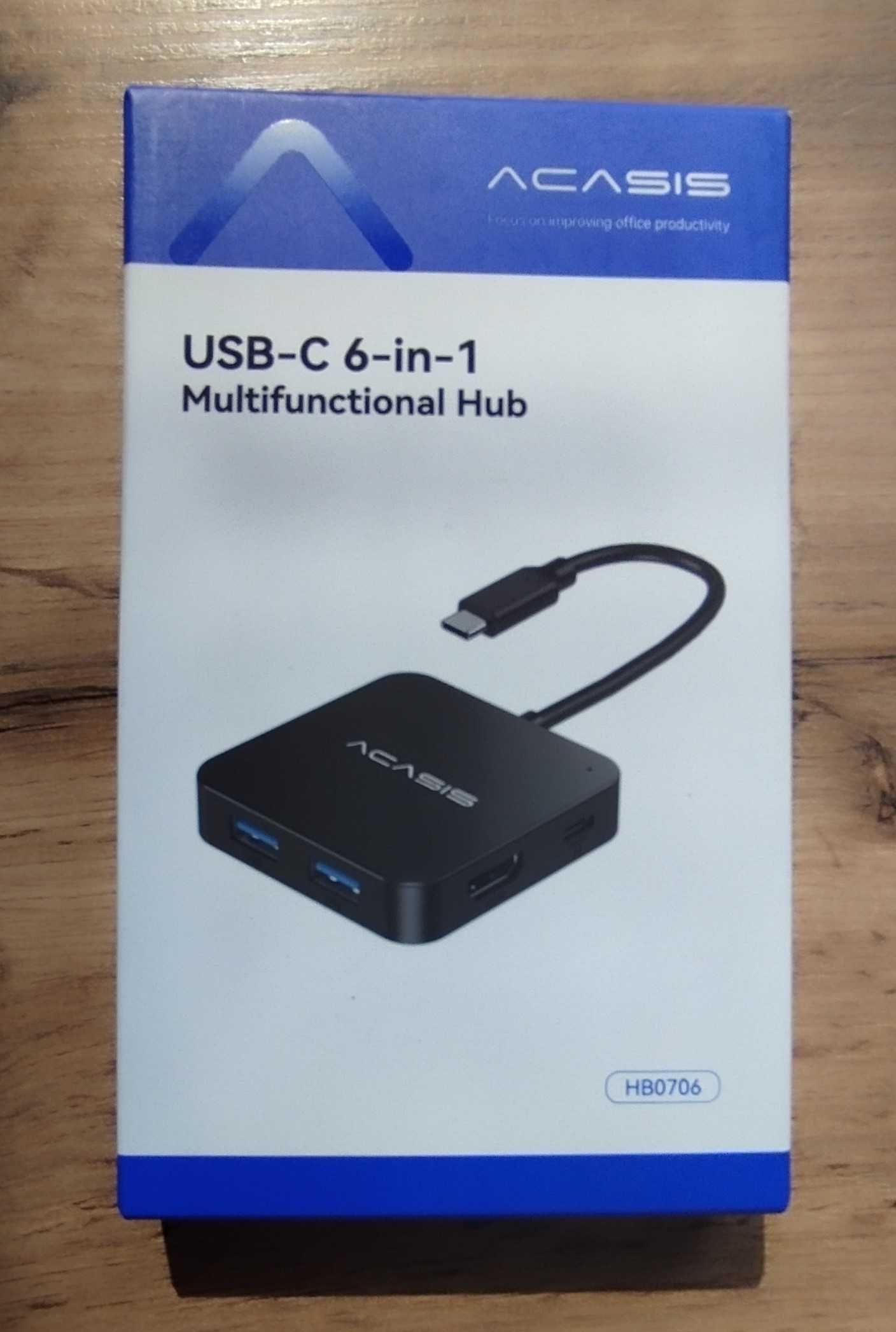 Adapter ACASIS 6 w 1 USB C do HDMI