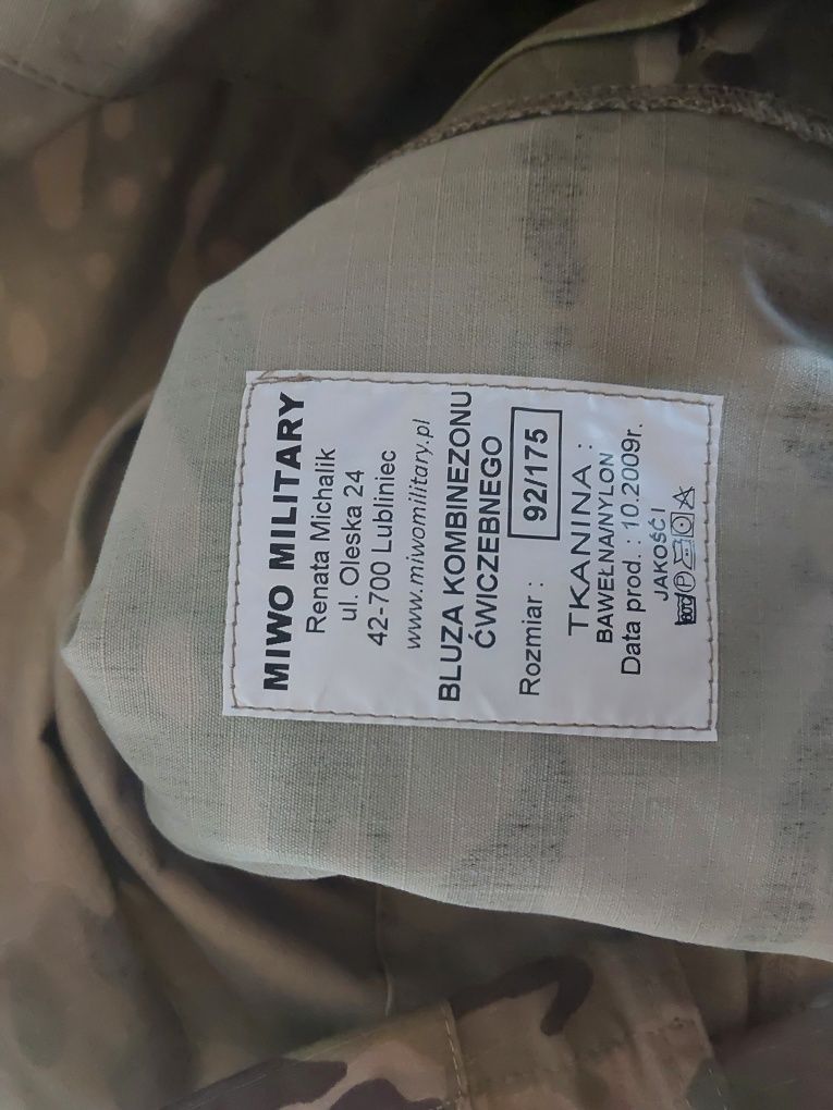 Kombinezon ćwiczebny Miwo Military Multicam 2009 r. nowy