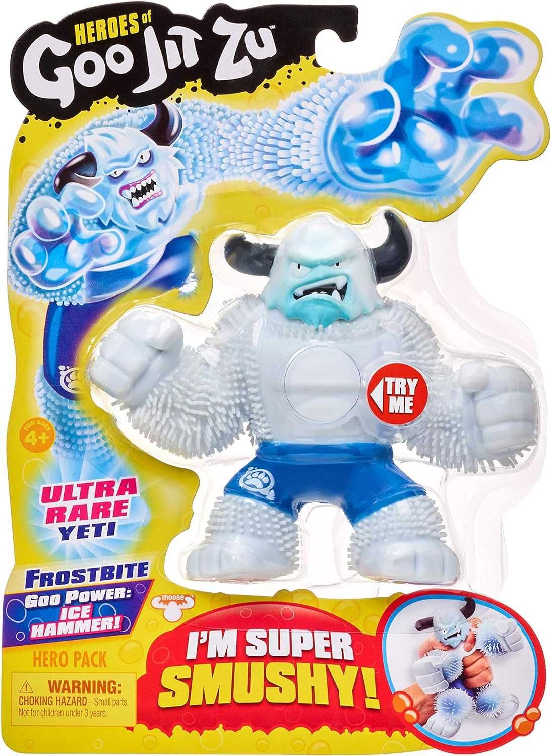 Оригінал Рідкісний Goo Jit Zu Yeti Frostbite Гуджитсу Єті Йети Гуджицу