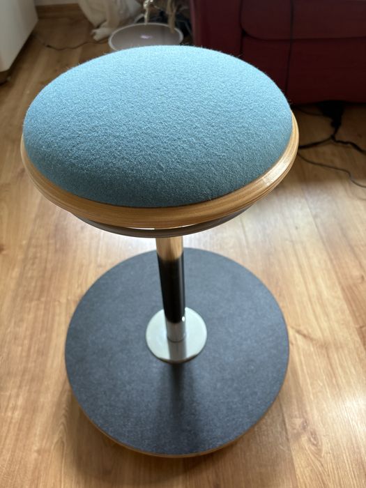 Hoker Belise z ruchomy siedziskiem regulowanym 2 sztuki, niebieski