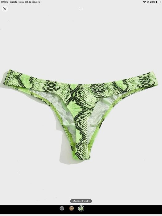 Tanga motivo animal xl