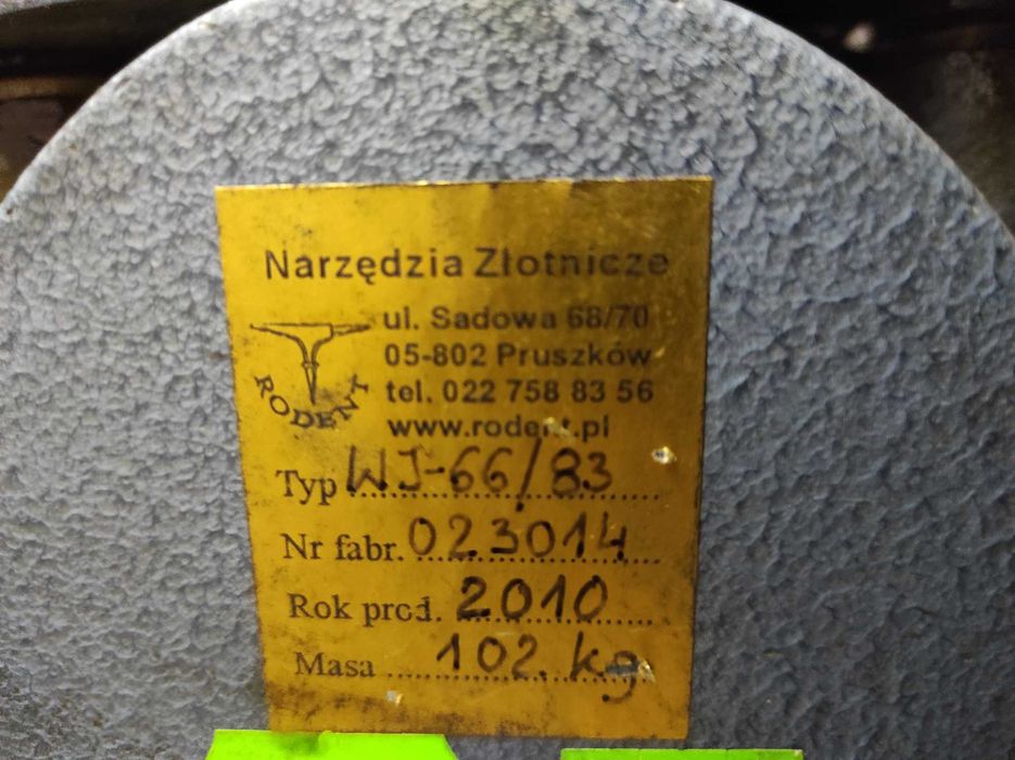 Walcarka elektryczna WJ-66 jubilerska