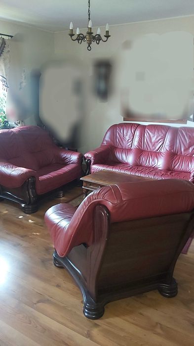 Zestaw mebli skórzanych Wanat