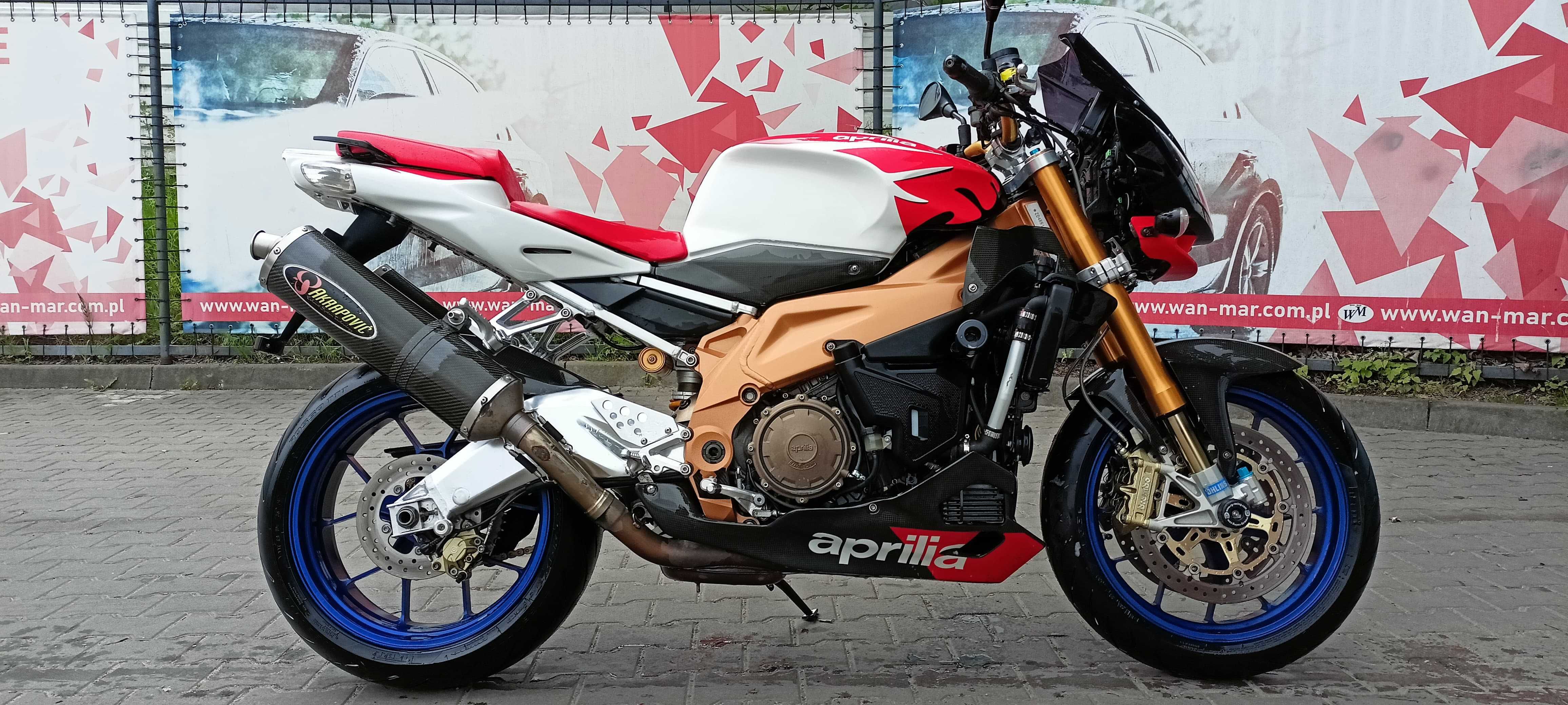 Aprilia Tuono factory 2007 r, zamiana